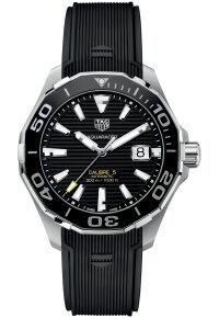 Tag Heuer Aquaracer Herrenuhr silber schwarz WAY201A.FT6142