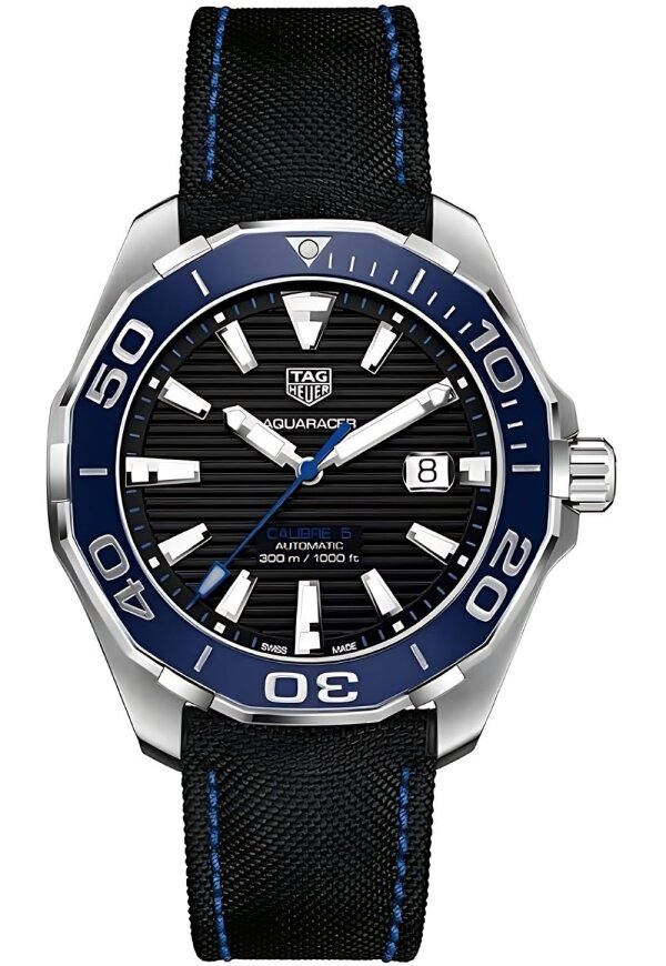 Tag Heuer Aquaracer Herrenuhr schwarz WAY201C.FC6395