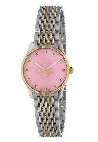 Gucci G Timeless Damenuhr gold silber rosa