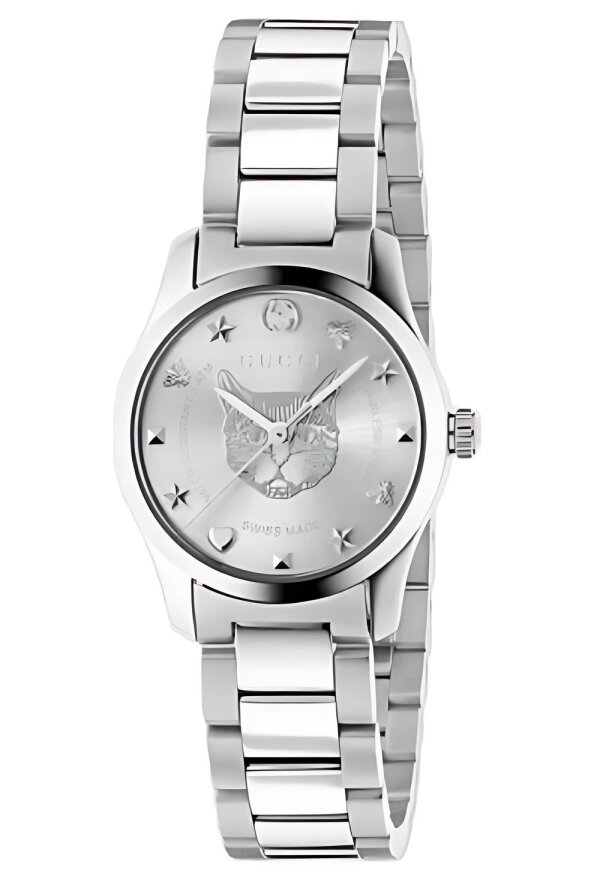 Gucci G-Timeless Lady Damenuhr aus Edelstahl Model YA126595