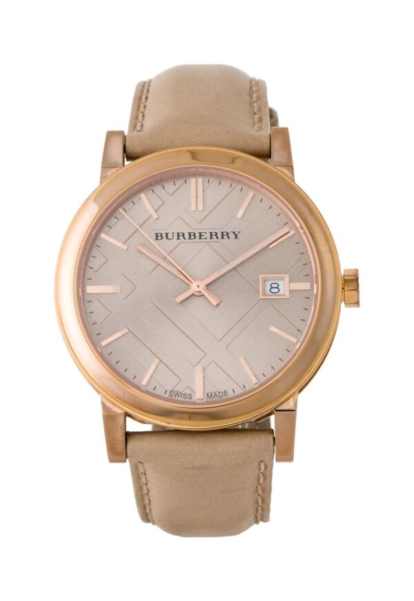 Burberry The City Damenuhr gold braun