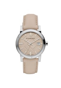 Burberry The City Damenuhr silber beige