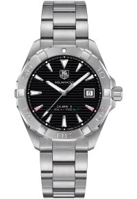 Tag Heuer Aquaracer Herrenuhr silber schwarz WAY2110.BA0928