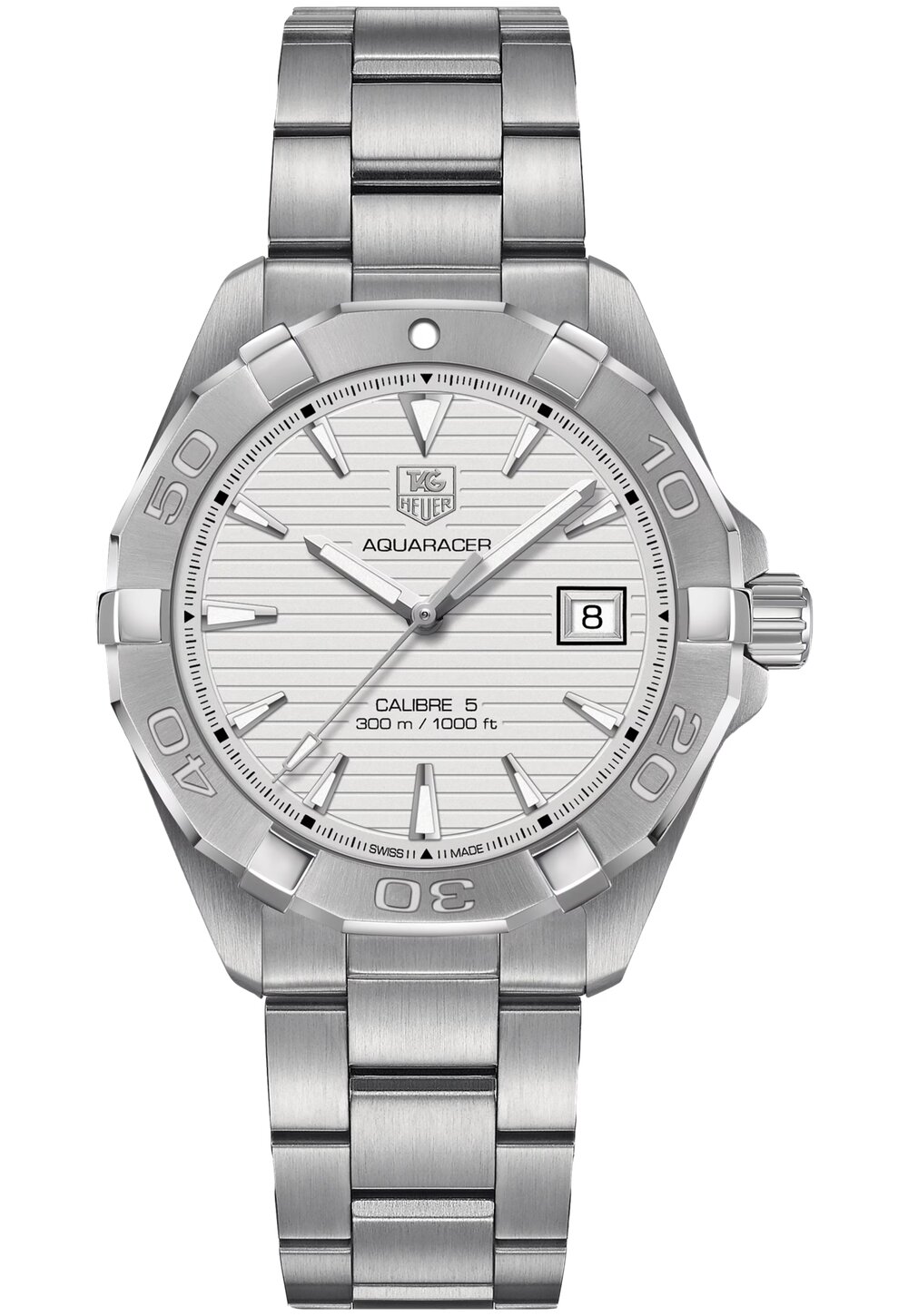 Tag Heuer Aquaracer Herrenuhr silber WAY2111.BA0928 Image