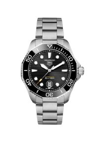 Tag Heuer Aquaracer Herrenuhr silber schwarz WAY211A.BA0928