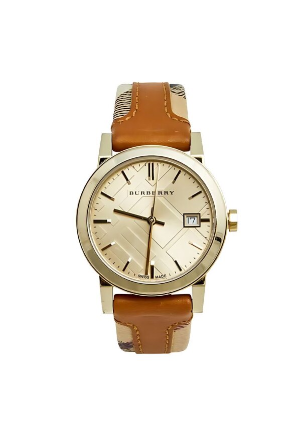 Burberry The City Damenuhr gold beige