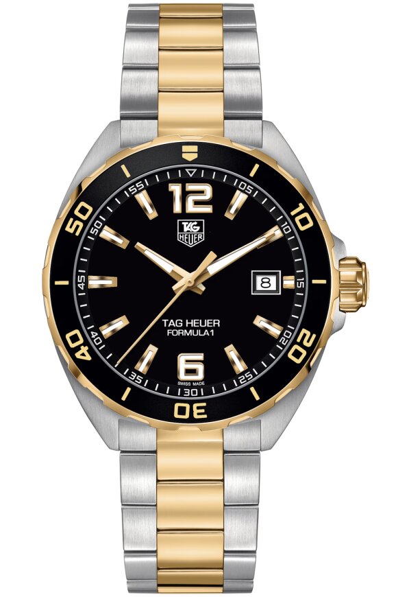 Tag Heuer Formula 1 Herrenuhr silber gold schwarz WAZ1121.BB0879