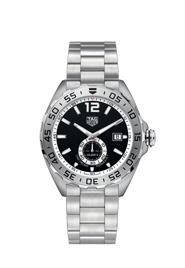 Tag Heuer Formula 1 Date Herrenuhr silber schwarz WAZ2012.BA0842