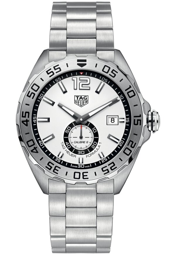 Tag Heuer Formula 1 Herrenuhr silber weiß WAZ2013.BA0842