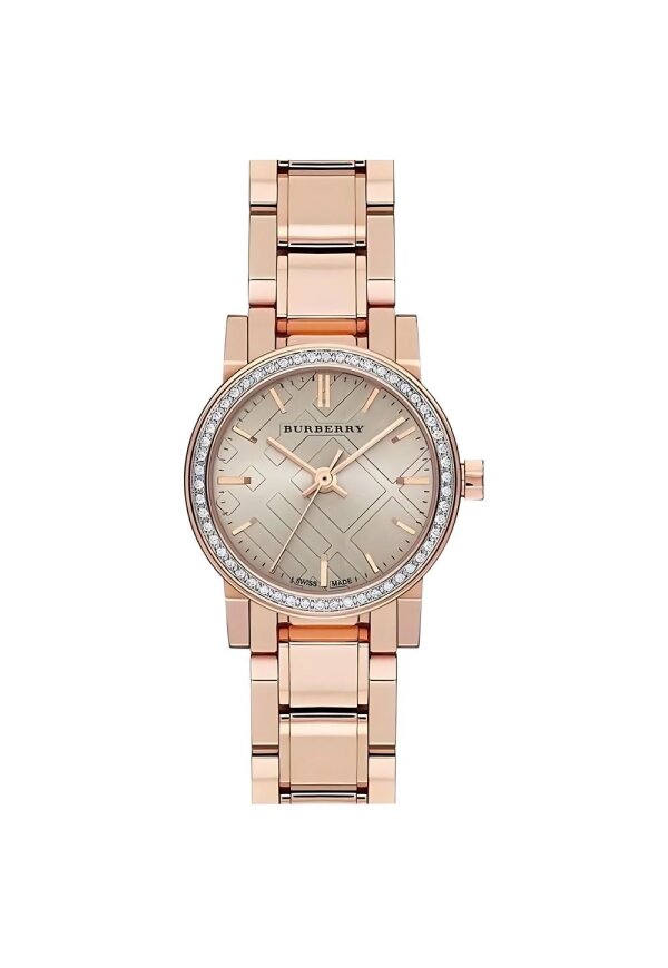 Burberry The City Damenuhr roségold silber