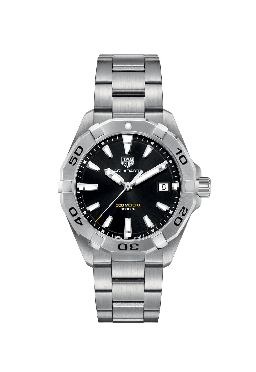 Tag Heuer Aquaracer Herrenuhr silber schwarz WBD1110.BA0928 Image
