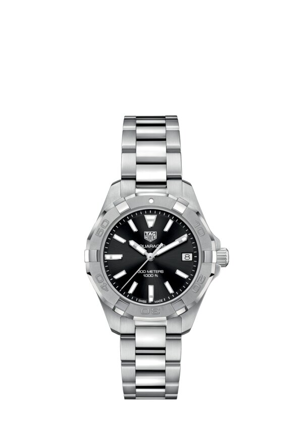 Tag Heuer Aquaracer Lady Damenuhr silber schwarz WBD1310.BA0740