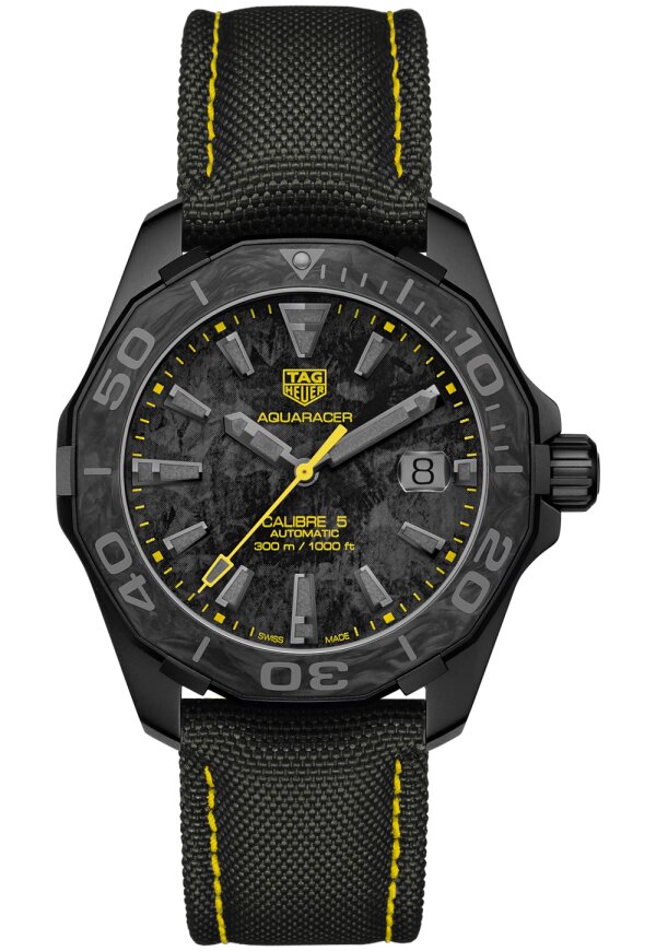 Tag Heuer Aquaracer Limited Edition Herrenuhr carbonschwarz WBD218B.FC6446
