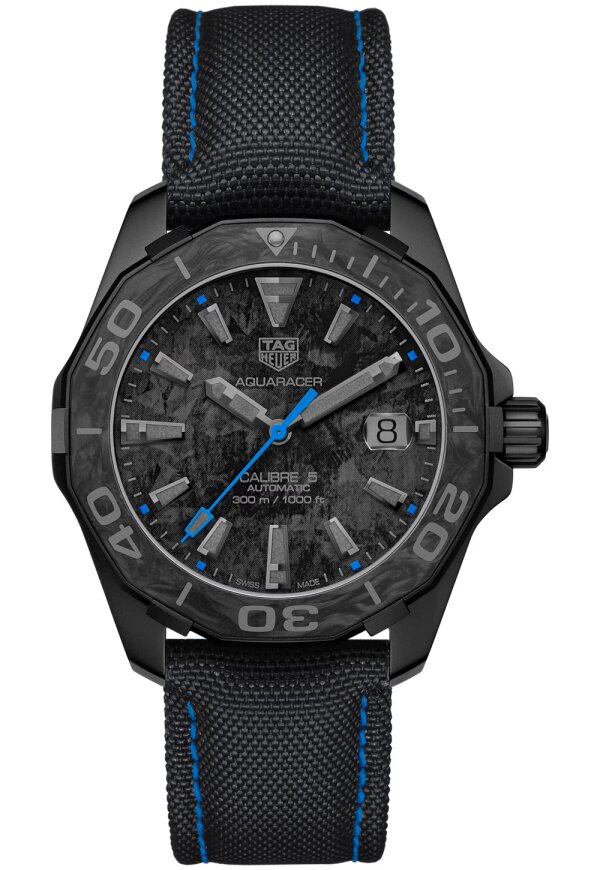 Tag Heuer Aquaracer Herrenuhr schwarz Titan WBD218C.FC6447