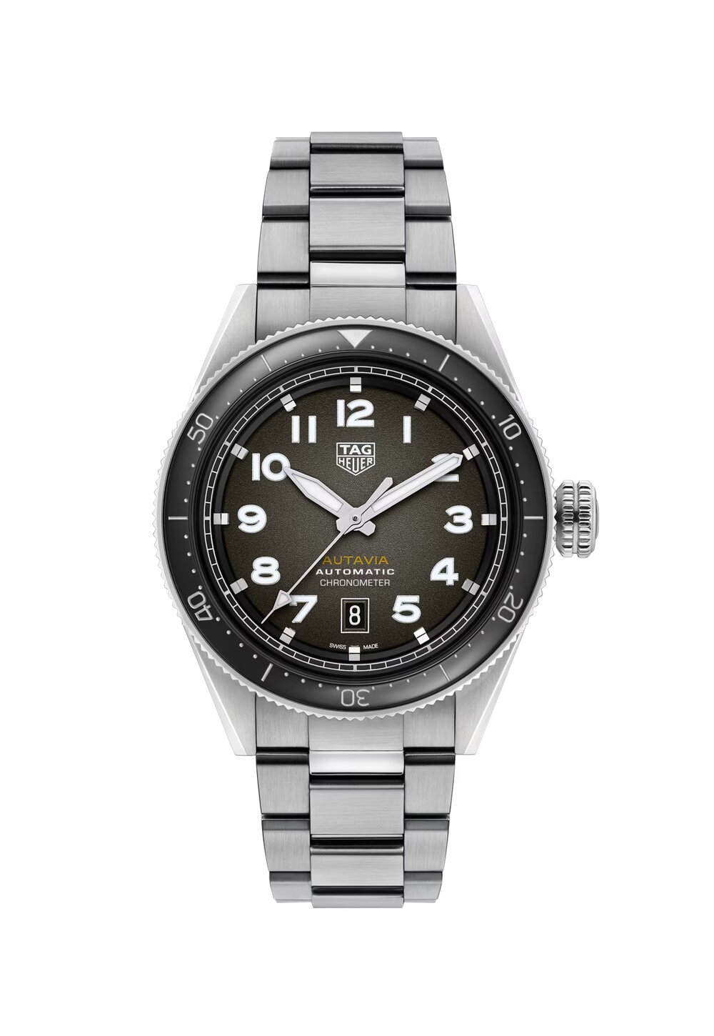 Tag Heuer Autavia Herrenuhr silber schwarz WBE5114.EB0173 Image