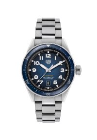 Tag Heuer Autavia Herrenuhr silber blau WBE5116.EB0173
