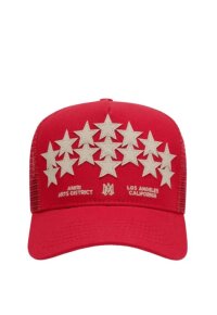 AMIRI Stars Trucker Baseball Cap Herren rot
