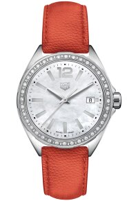 Tag Heuer Formula 1 Lady Damenuhr silber orange Diamanten...