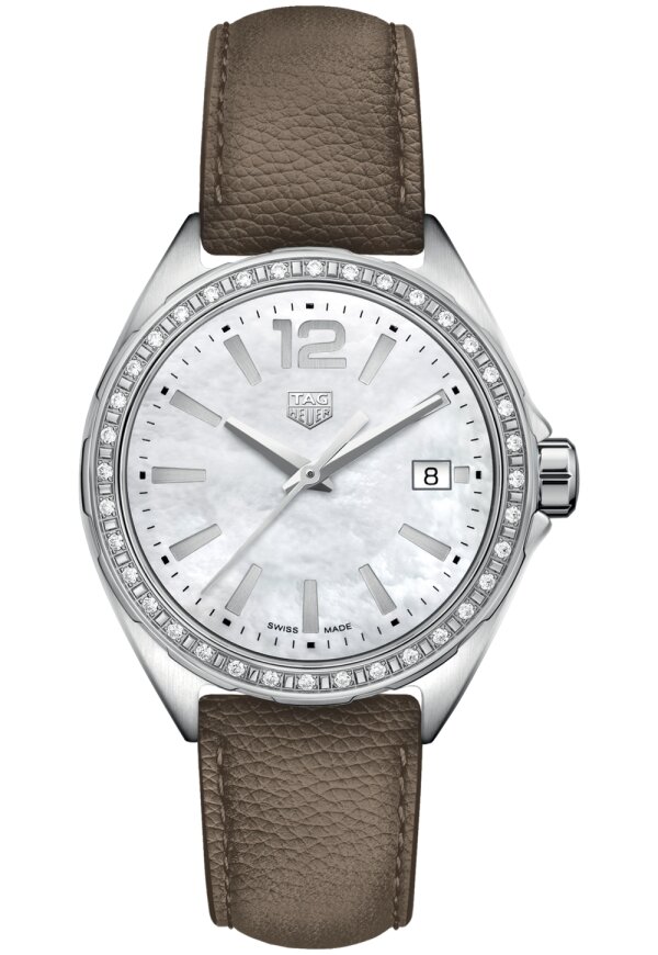 Tag Heuer Formula 1 Lady Damenuhr silber taupe Diamanten WBJ131A.FC8255