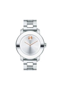 Movado Bold Damenuhr silber Edelstahl