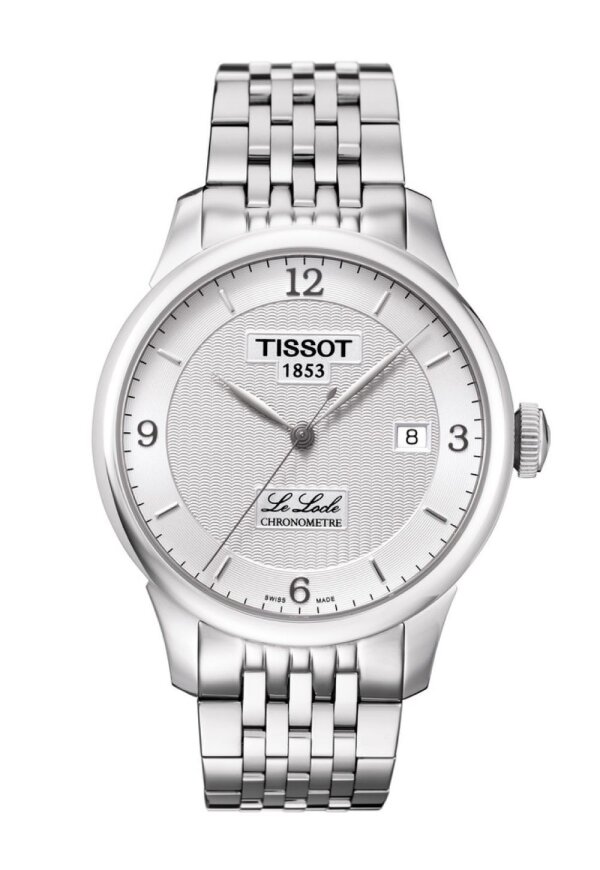 Tissot Le Locle Automatik COSC Herrenuhr silber Edelstahl