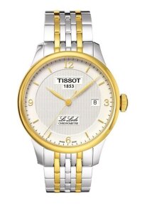 Tissot Le Locle Automatic COSC Herrenuhr silber gold...