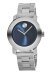 Movado Bold Damenuhr silber blau Edelstahl elegante Designer Uhr