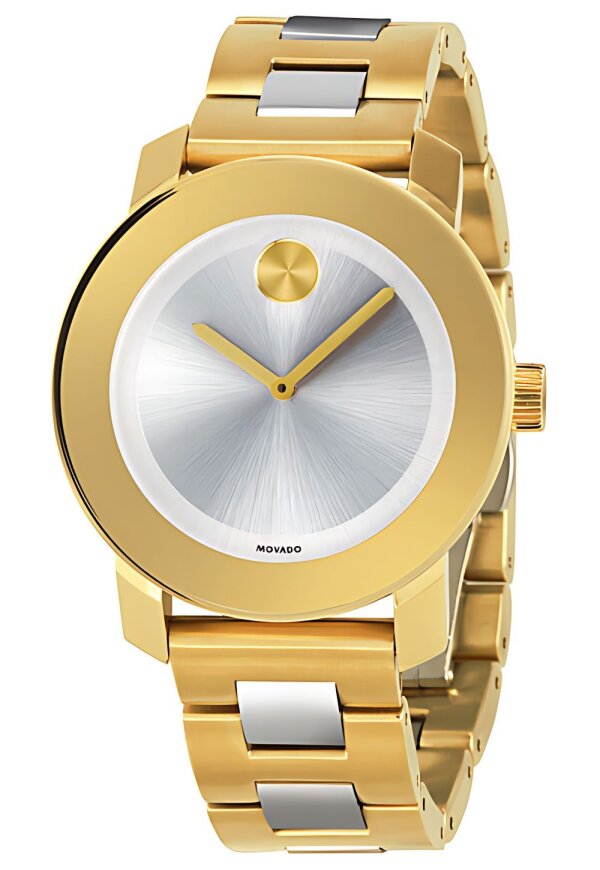 Movado Bold Damenuhr gold Edelstahl elegante Designer Uhr