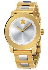 Movado Bold Damenuhr gold Edelstahl elegante Designer Uhr