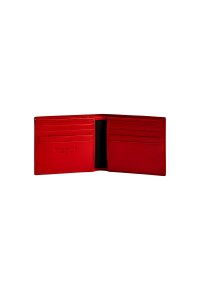 Dsquared2 Glattleder Geldbörse Herren Rot