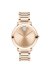 Movado Bold Damenuhr roségold Edelstahl
