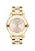 Movado Bold Damenuhr gold Edelstahl exklusive Designer Uhr