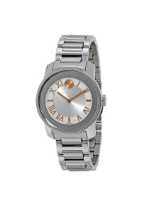 Movado Bold Damenuhr silber Edelstahl elegante Designer Uhr