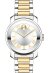 Movado Bold Damenuhr silber gold Edelstahl elegante Designer Uhr