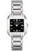 Tissot T-Wave Damenuhr silber schwarz rechteckig Edelstahl