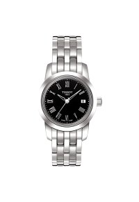 Tissot Classic Dream Lady Damenuhr silber schwarz Edelstahl