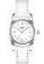 Tissot Classic Dream Lady Damenuhr silber weiß Lederarmband