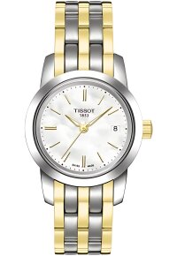 Tissot Classic Dream Lady Damenuhr silber gold Edelstahl