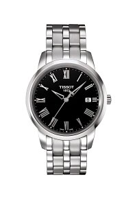 Tissot Classic Dream Herrenuhr silber schwarz Edelstahl