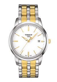 Tissot Classic Dream Herrenuhr silber gold Edelstahl