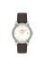 Tissot Classic Dream Herrenuhr silber braun Lederarmband