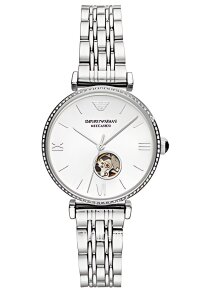 Emporio Armani Damenuhr silber weiß AR60022
