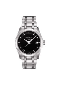 Tissot Couturier Lady Damenuhr silber schwarz