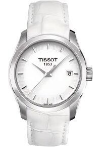 Tissot Couturier T-Lady Damenuhr silber weiß...