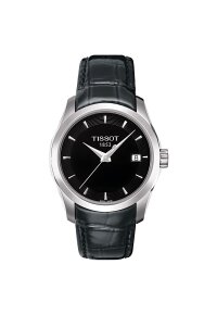 Tissot Couturier T-Classic Lady Damenuhr silber schwarz...