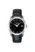 Tissot Couturier T-Classic Lady Damenuhr silber schwarz Lederarmband