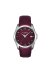 Tissot Couturier Lady Damenuhr silber bordeauxrot