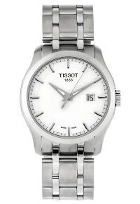 Tissot Couturier Herrenuhr silber Edelstahl