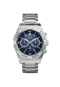 Guess Chronograph Blue Watch aus Edelstahl  U0377G2