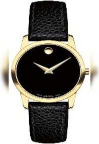 Movado Museum Classic Damenuhr schwarz 607016
